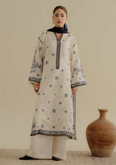 awn 3PC Embroidered Shirt with Digital Printed Jacquard Dupatta – ZC1400