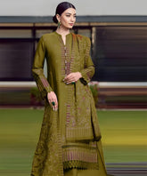 Dhanak 3PC Embroidered Suit – ZC579