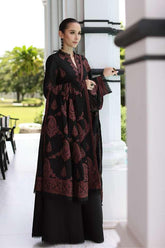 Dhanak 3PC Embroidered Shirt with Dhanak Embroidered Shawl – ZC225