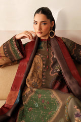 3PC LAWN PRINTED SHIRT WITH VOILE PRINTED DUAPTTA - SS4016
