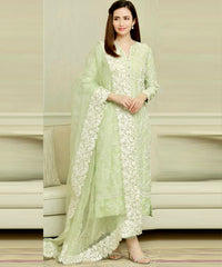 Linen Luxe 3PC Embroidered Unstitched Dress – ZC840