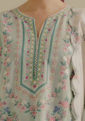 Lawn 3PC Embroidered Shirt with Digital Printed Jacquard Dupatta – ZC1386