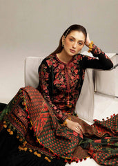 Hussain Rehar Dhanak 3PC Embroidered with Digital Printed Dupatta – ZC173