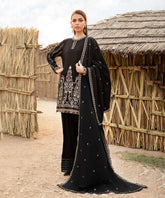 Maria B Lawn 3PC Embroidered Shirt with Embroidered Dupatta – ZC1077