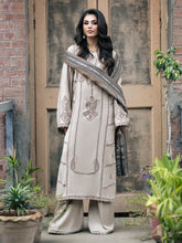 ZEL MUSAFIR 3PC Dhanak Embroidered Shirt with Digital Printed Shawl – ZC257