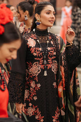 Mushq Black Chikankari 3PC FS5010