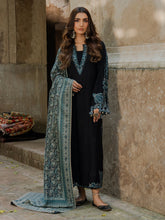 Dhanak-3PC Embroidered Shirt with Digital Printed Wool Shawl - 3552