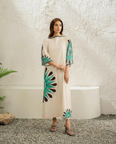 LULUSAR Luxe Silk 2PC Digital Printed Unstitched Dress – ZC863