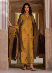 Lawn-3PC Chikankari Embroidered With Digital Printed Jacquard Dupatta-SS5044