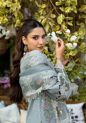 Luxury Lawn Embroidered 3PC Unstitched Set | FS3135