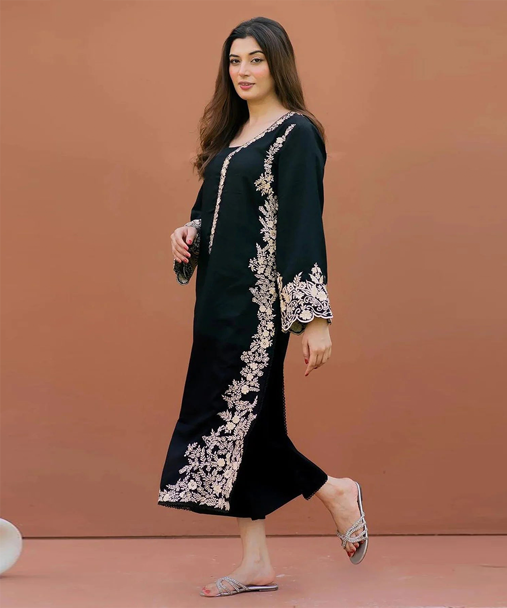 Dhanak 2PC Embroidered Suit – ZC670