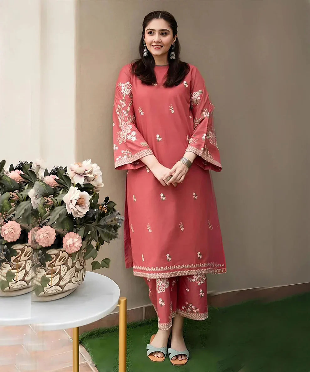 Urge Lawn 2PC Embroidered Shirt and Trouser – ZC1012