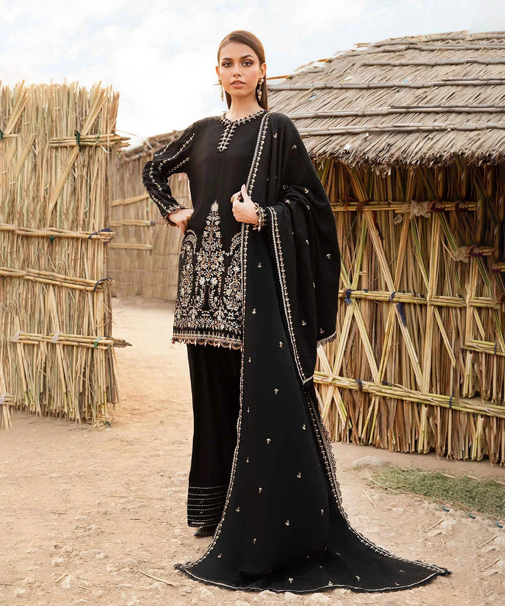 Maria B Lawn 3PC Embroidered Shirt with Embroidered Dupatta – ZC1077