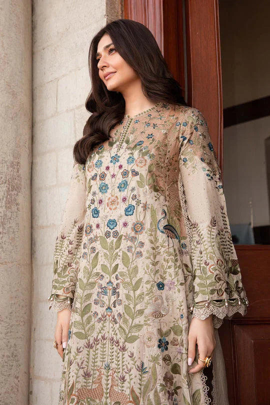 Lawn -3PC Embroidered Shirt with Digital Printed Jacquard Dupatta- SS5160