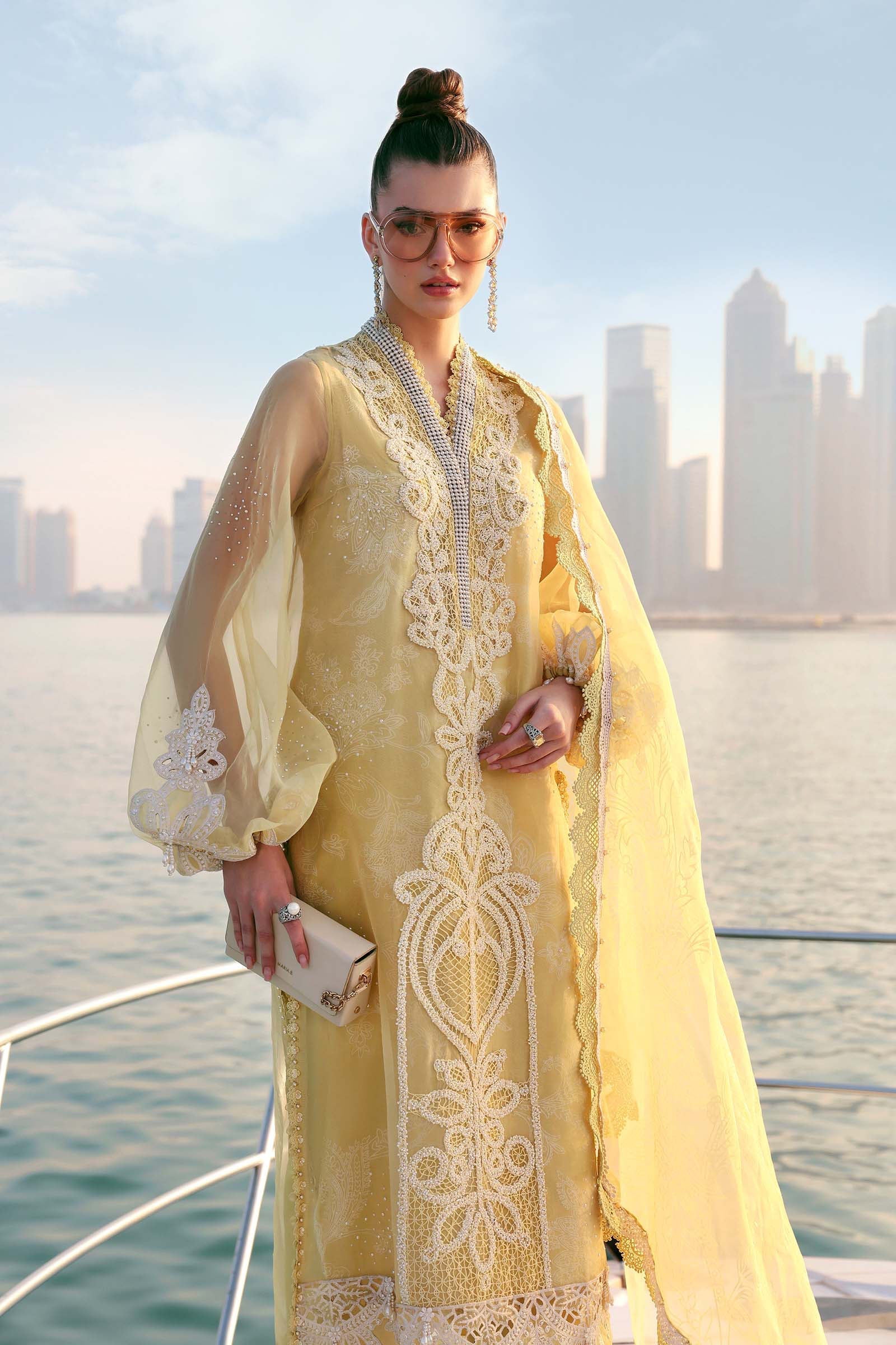 Luxury Lawn Unstitched Embroidered 3Pc Suit FS1010