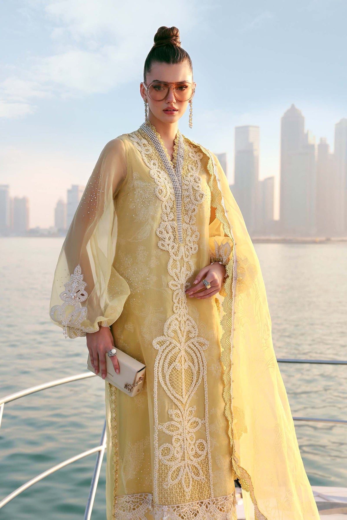 Luxury Lawn Unstitched Embroidered 3Pc Suit FS1010