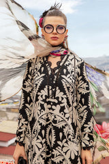 3PC Karandi Printed Shirt with Karandi Printed Dupatta and Trouser – ZC1708