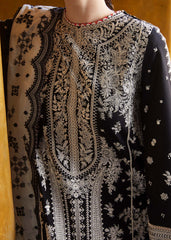 Lawn 3PC Embroidered Shirt with Organza Embroidered Dupatta – ZC1372