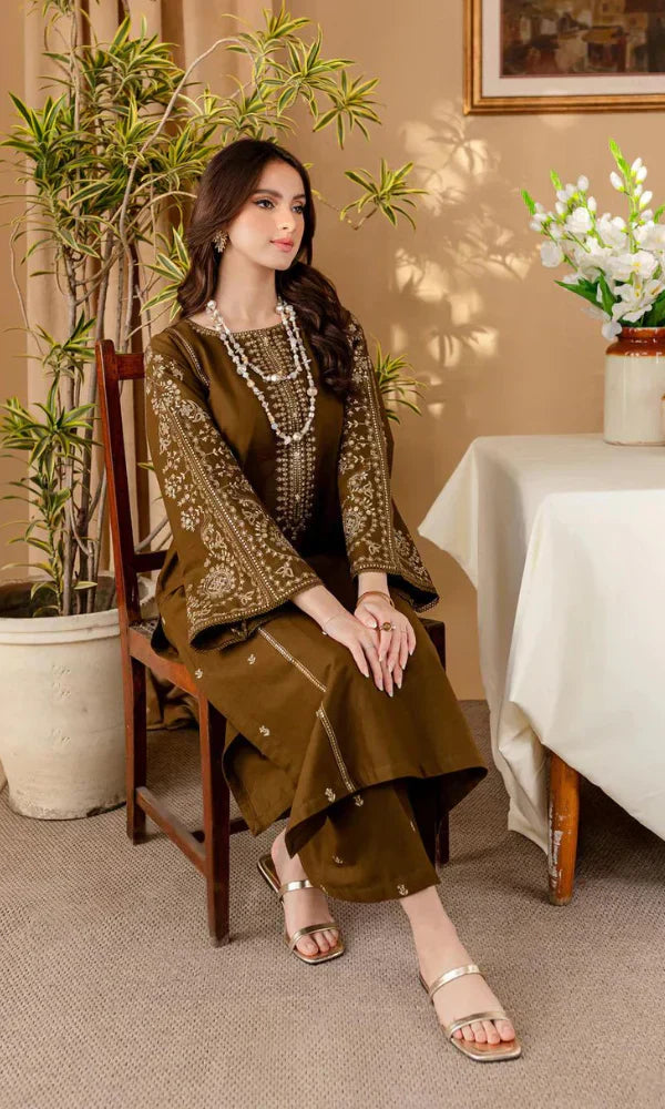 Batik Dhanak Luxe 2PC Embroidered Unstitched Dress – ZC185