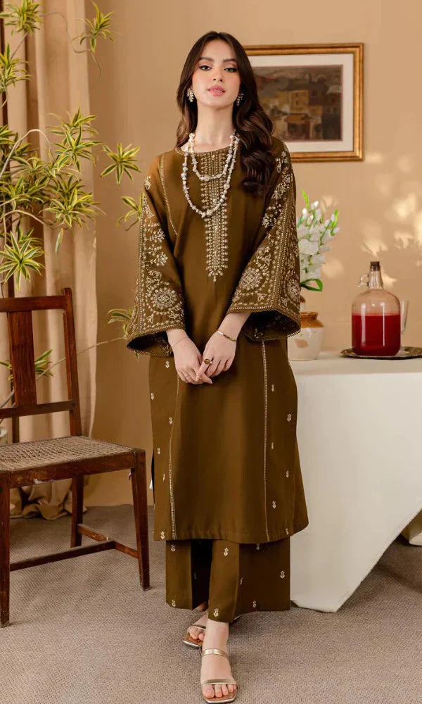 Batik Dhanak Luxe 2PC Embroidered Unstitched Dress – ZC185