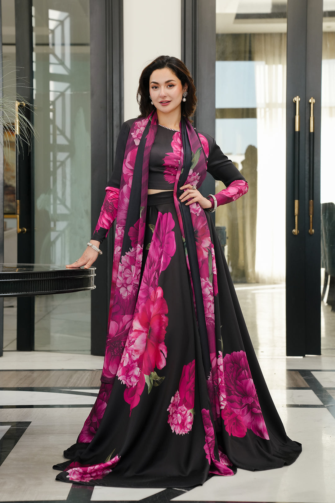 Lulusar Silk 3PC Digital Printed – ZC871