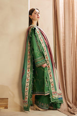 Zara Shahjahan Lawn 3PC Embroidered with Digital Printed Dupatta – ZC1141