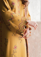 Lawn-3PC Chikankari Embroidered With Digital Printed Jacquard Dupatta-SS5044