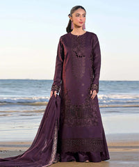 Dhanak 3PC Embroidered With Dhanak Embroidered Dupatta-176