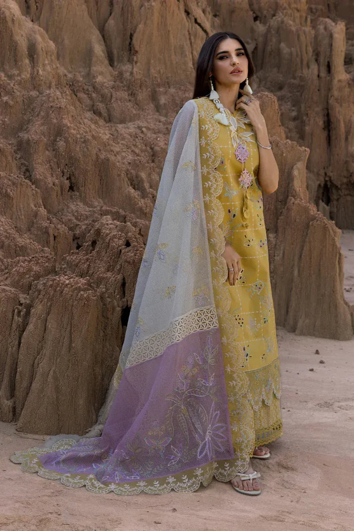Embroidered Lawn Unstitched 3PC Set | FS3158