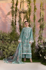 Embroidered Lawn Unstitched 3PC Set | FS3150