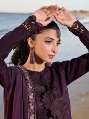 Dhanak 3PC Embroidered With Dhanak Embroidered Dupatta-176